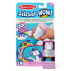 Melissa & Doug Sticker WOW! Obrázková knižka s razítkovačom Jednorožec