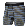 Pánske boxerky SAXX Quest Quick Dry Mesh Fly solar stripe-twilight S