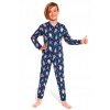 Pyžamo, župán - Onesie Cornette Veľkosť 104 (Pajama Gnomes 2 185/138 Navy Blue 104)