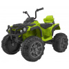 Ramiz Štvorkolka ATV 2,4 GHz na batériový pohon pre deti Zelená + Diaľkové ovládanie + EVA kolesá + MP3 rádio + Bezplatný štart