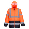 PORTWEST Portwest H443 Vetrovka Hi-Viss Classic Rain - ​Oranžová-Navy, M ​Oranžová-Navy, M