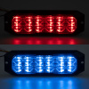 PROFI výstražné LED světlo vnější, červeno-modré, 12-24V, ECE R10