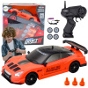 LEAN TOYS RC Športové auto 1:24 s vymeniteľnými kolesami – oranžové