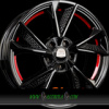 MAM MAM RS6 8,5x19 5x112 ET45.00 black painted red inside (bpri)