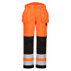 PORTWEST Portwest PW242 PW2 Hi-Vis nohavice Oranžová-Čierna, 44