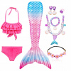 Detské plavky - Dva kusové BB Outfit. 110 Multi -Colored (Plavky bikiny chvost morská panna ariel sirenka)