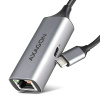 AXAGON ADE-TXPD, USB-C 3.2 Gen 1 - Gigabit Ethernet sieťová karta, Asix AX88179, PD 100W, auto inštal Axagon