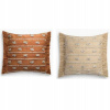 Vankúš - DKD Home Decor Vankúš Béžová Oranžová Bavlna (Vankúš DKD Domovod dekorácie)