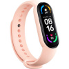 Silikónový remienok na Xiaomi Mi Band 5/6 sv. ružový