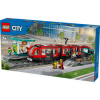 LEGO City 60423 Električka v centre mesta a zastávka