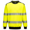 Portwest PW379 Reflexná mikina PW3 XXL, Reflexná žltá-Čierna