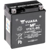 motobaterie 12V, YTX7L, 6,3Ah, 100A, bezúdržbová MF AGM 115x72x132, YUASA originál (aktivovaná ve výrobě)