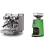 Rocket Espresso Mozzafiato FAST V + Eureka Atom 60, kawasaki green