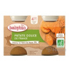 BABYBIO Príkrm sladké zemiaky (2x 130 g)