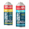 A/C FIX 5x GAZ R134a +40% VEĽKÁ PLECHOVKA 3KG faktora