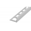 SP6/1 ukončovacia lišta L ACARA, AAR, PVC sivá, 10 mm, 2,5 m