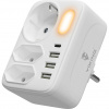 Síťový adaptér Viking AC34, rozbočovač, 7 výstupů VAC34