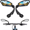 Interlook Univerzálna sada zrkadiel na riadidlá | Otočné zrkadlá na bicykel | Spätné zrkadlá na kolobežku | HSJ-210