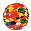 Lampión guľa farebné kruhy 25cm 8590331992638 Wiky
