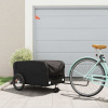 zahrada-XL Vozík za bicykel, čierny 45 kg, železo 94066