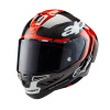 přilba SUPERTECH R-10 ELEMENT, ALPINESTARS (karbon/červená fluo/bílá) 2024 M140-2235