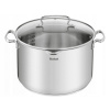 Nerezový hrniec TEFAL Duetto+ 28 cm s pokrievkou (Perfektný nerezový hrniec TEFAL Duetto+ s objemom 10 l, vhodný do každého typu kuchyne - či už ide o plynové, elektrické, keramické alebo indukčné var