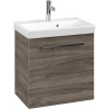 VILLEROY & BOCH Avento závesná skrinka pod umývadlo Compact, 1 dvierka, pánty vľavo, 530 x 352 x 514 mm, Stone Oak, A88800RK