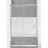 MEXEN APIA sprchové dvere 105x190 cm 5mm, chróm-pásy 845-105-000-01-20