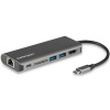 StarTech.com DKT30CSDHPD dokovacia stanica a replikátor portov Kábel USB 3.2 Gen 1 (3.1 Gen 1) Type-C Čierna, Šedá (DKT30CSDHPD)