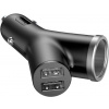 Baseus CCALL-YX01 Nabíječka do Auta Y Type 2xUSB + Extender Black 6953156280250