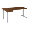 Interiér Říčany Ergonomický stôl ProOffice C 180 x 120/80 cm, ľavý, orech
