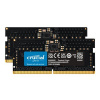 Crucial - DDR5 - sada - 16 GB: 2 x 8 GB - SO-DIMM 262 pinů - 5600 MHz / PC5-44800 - CL46 - 1.1 V - CT2K8G56C46S5