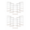 Trestles Balíček 10xSUPER HIT - Policový regál 1800x900x300 Farba: biela