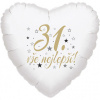 31. narodeniny balónik srdce -