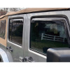 Okenné zábrany proti dažďu, 4 Dvere, Dymové, Jeep Wrangler JK
