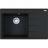 Franke Centro Fragranitový drez CNG 611-78 TL/2, 78x50 cm, matná čierna 114.0637.513