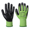 PORTWEST Rukavice Green Cut Nitril A645, proti pořezu POR-A645E8RM M Zelená/černá
