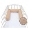 Mantinel do postieľky valec 3v1 Teddy béžový, od značky NEW BABY