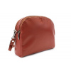 Arwel Tmavo ružová kožená zipsová kabelka 212-5684-35