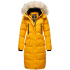Marikoo dámska zimná bunda s kapucňou Schneesternchen, žltá M