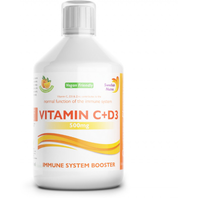 Swedish Nutra Vitamín C+D3 500 ml