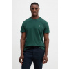 Bavlnené tričko Polo Ralph Lauren pánske, zelená farba, jednofarebné, 710916698