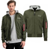 ALPHA INDUSTRIES Bunda MA-1 TT Hood - dark green (196108/257) Veľkosť: M/Regular