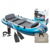 Inflatable boat Excursion 5, 5-person, with pump, 2 oars and bag, INTEX 66325 (akce)