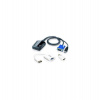 Aten CV211CP-AT Laptop USB KVM Console Crash Cart Adapter IT Kit (CV211CP-AT)