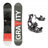 Gravity Bandit pánský snowboard + Raven FT360 black - 162 cm + L (EU 41-44)