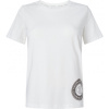 Calvin Klein S/S CREW NECK biela,čierna Dámske tričko S