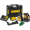DeWALT DCE088D1G18 Aku krížový laser, zelený lúč (18V/1x2,0Ah) kufor Tstak