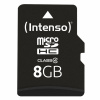 MicroSDHC karta Intenso Class 4 8GB s SD adaptérom - spoľahlivá pamäť