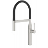 Grohe Dřezová baterie Essence New s vytahovací sprškou supersteel 30294DC0
